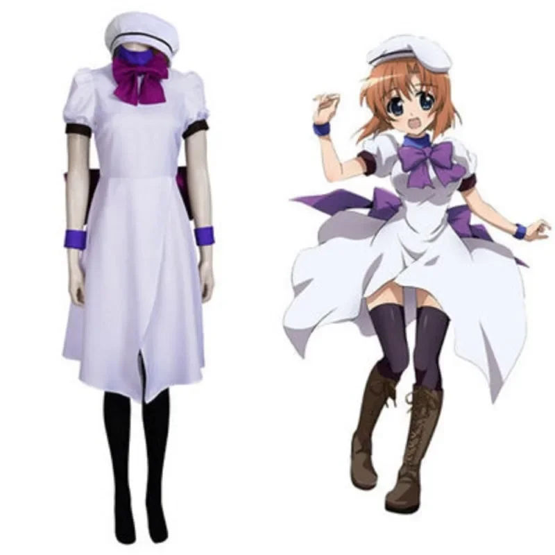 Фото Аниме Higurashi When They Cry Ryugu Rena Sonozaki Mion Furude Rika Hojo Satoko Косплей Костюм Униформа Платье Женский Kawaii Костюм №5