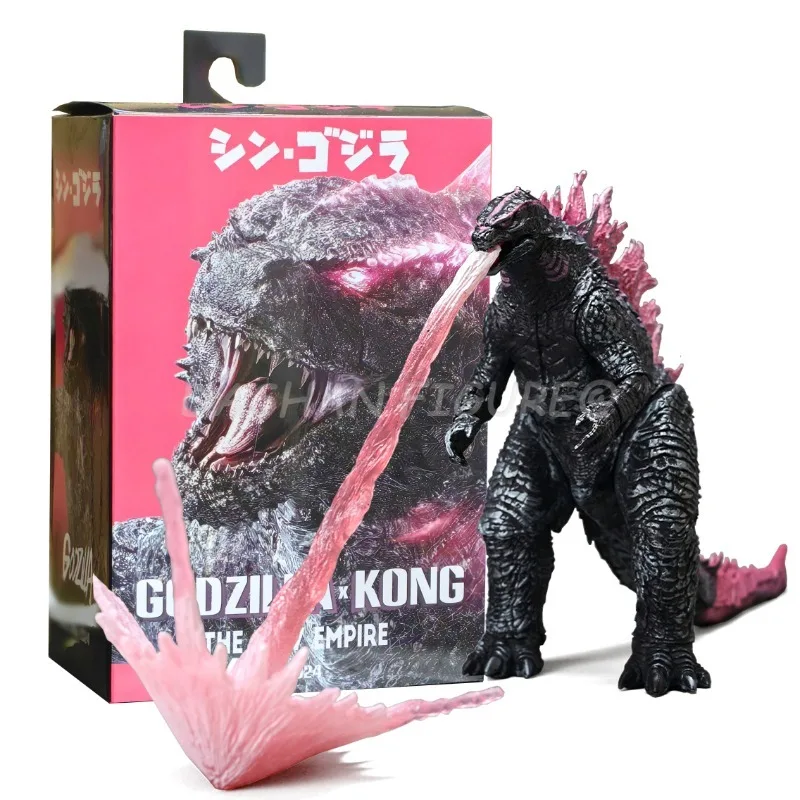 Экшн-фигурка NECA, горящая Годзилла, подвижная коллекция из ПВХ, пленка 16 см, фигурка короля монстров, фигурка гойера, модель, игрушки, подарки, 2024