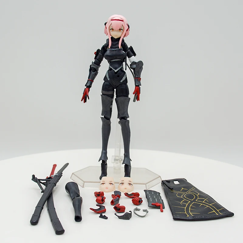 Фото # 621 Figma FALSLANDER Samurai Аниме Девушка Фигурка Lanze Reiter/Ronin/Hemet Nethel Фигурка Коллекционная Модель Куклы Игрушки 15 см №4