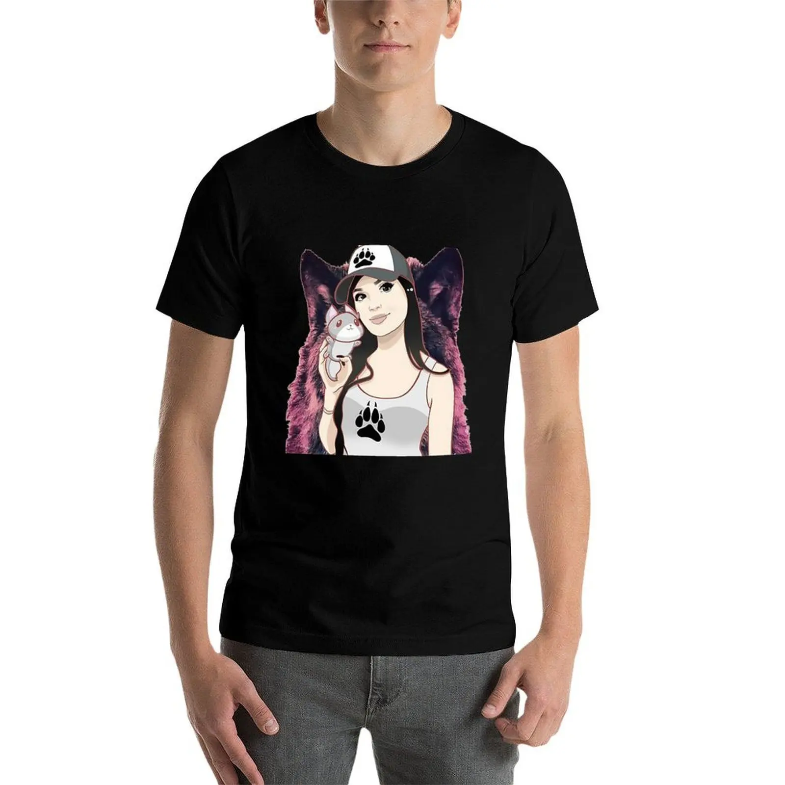 Фото sssniperwolf Essential футболка мужская футболка хлопок 100% мужская футболка дизайнерская футболка №3