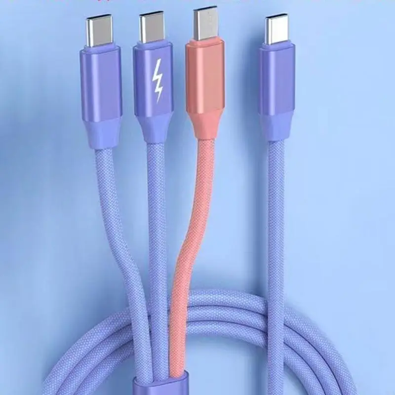 Фото Кабель зарядки типа C до 3xtype-c или 2xtype-c + 1xmicro USB-шнур планшет. №3