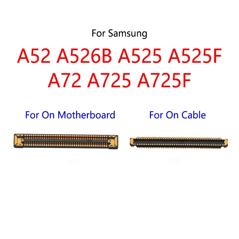 20 шт.лот для Samsung A52 A525 A525F A526 A526B A72 A725 A725F ЖК-экран FPC разъем порт на материнской платегибкий кабель (art.: 3920cd8054714) - 3920cd8054714