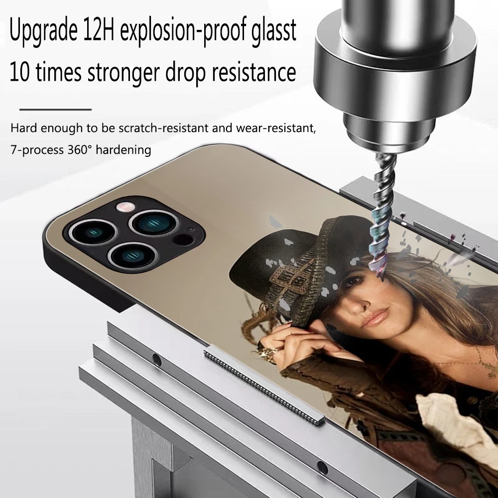 Стеклянный телефонный чехол Trend gxb9323041910 для IPhone 14pro 13 12 11 Pro 8 7 Plus X 14 SE XR 12 13 Pro Mini XS MAX чехол с Пенелопой Круз