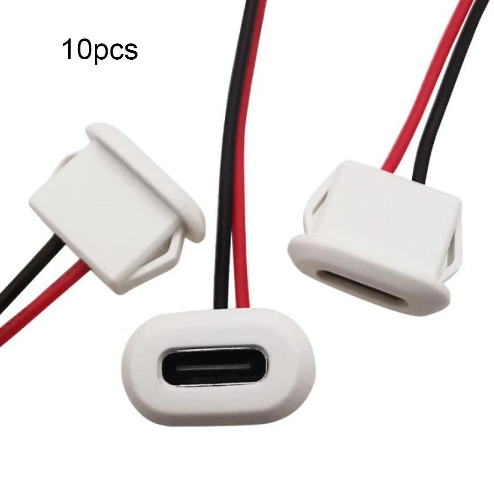 10 шт., разъем USB Type-C мама с PH 2,0, разъем для быстрой зарядки Type-C, 3A, Женский Разъем, LCP UL94 V-0 (art.: 3920c14b1fbb5) - 3920c14b1fbb5