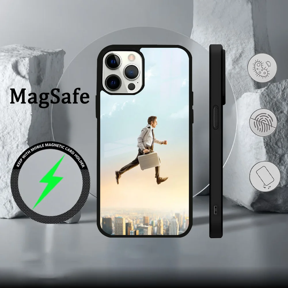 Чехол для телефона Moive The S-Secret Life Of Walter M-Mitty для IPhone 16, 15, 14, 13, 12, 11 Pro Max Plus Mini Magsafe Mirror Wireless Magn