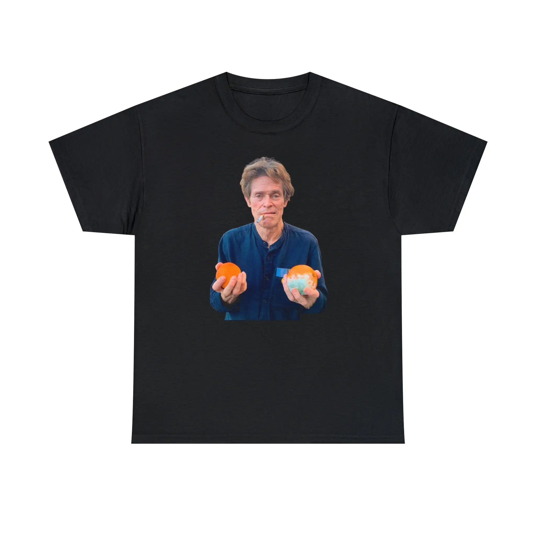 Willem Dafoe футболка с оранжевым мемом