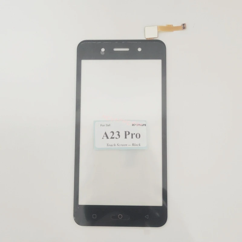 Фото Протестированный черный датчик для Itel A23 Pro, сенсорный экран, дигитайзер, переднее стекло, объектив, сменный экран №4