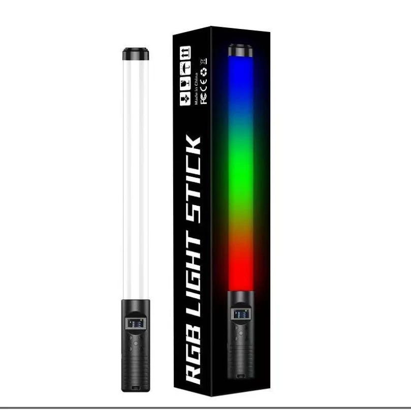 Светодиодная заряжаемая лампа RGB Light Stick  для фото и видео съемки.