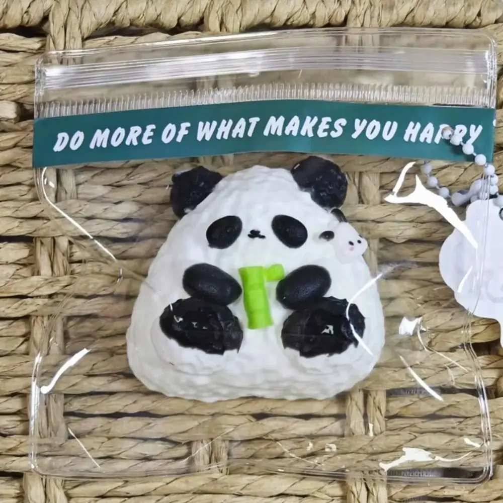 НОВЫЙ TPR Panda Ugniatanie Мягкие черные игрушки для снятия стресса Sticky Panda Squishy Детский подарок на день рождения (art.: 3920cca718f06) - 3920cca718f06