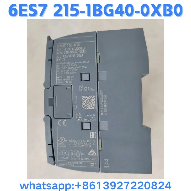 Совершенно новый модуль 6ES7 215-1BG40-0XB0, оригинальный и подлинный, быстрая доставка (art.: 3920cc66e62ca) - 3920cc66e62ca
