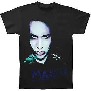 Мужская черная футболка Marilyn Manson