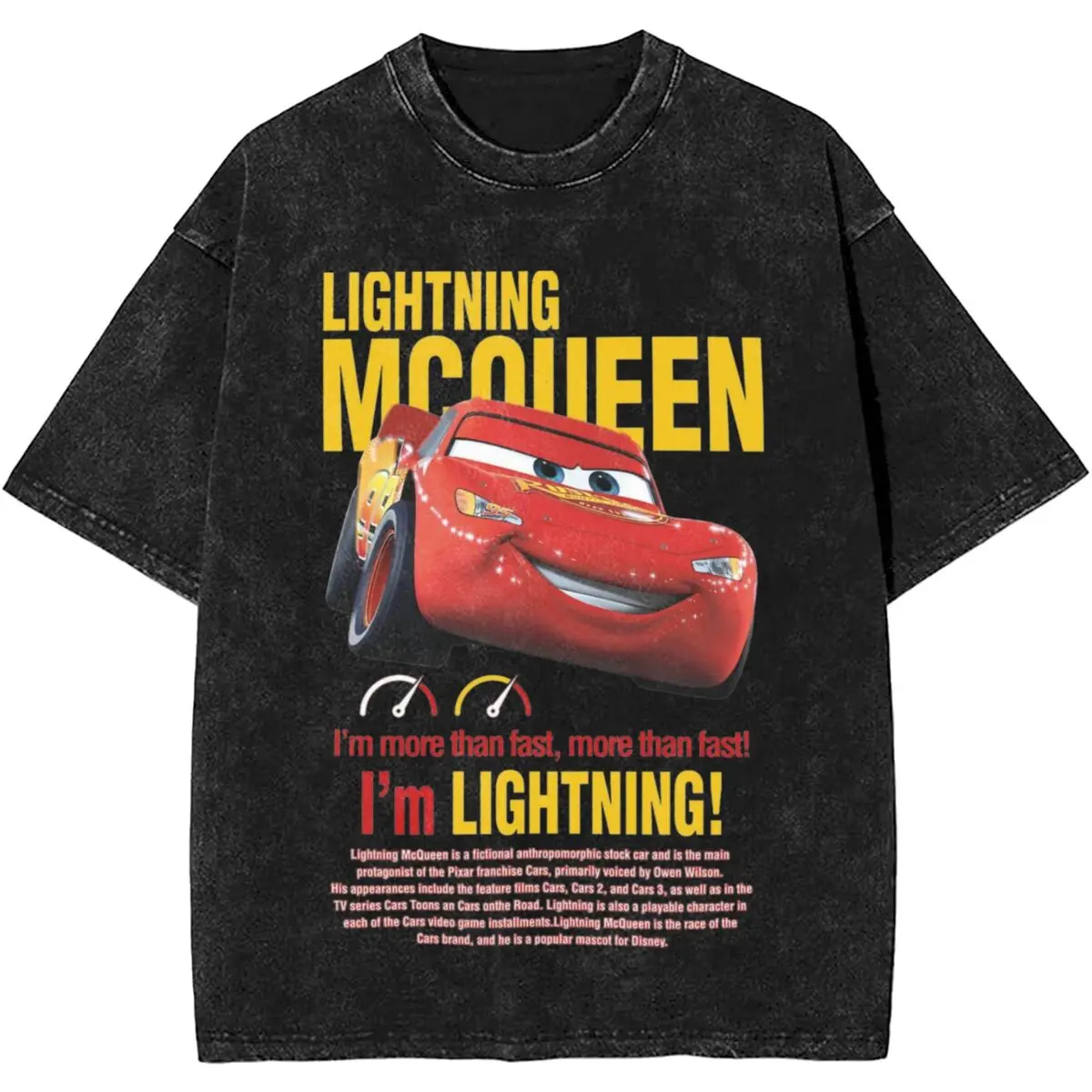 Футболка Lightning Mcqueen Cars, летние классические футболки Y2K, 2024, повседневная футболка в стиле Харадзюку для мужчин, дизайнерские топы с короткими рукавами