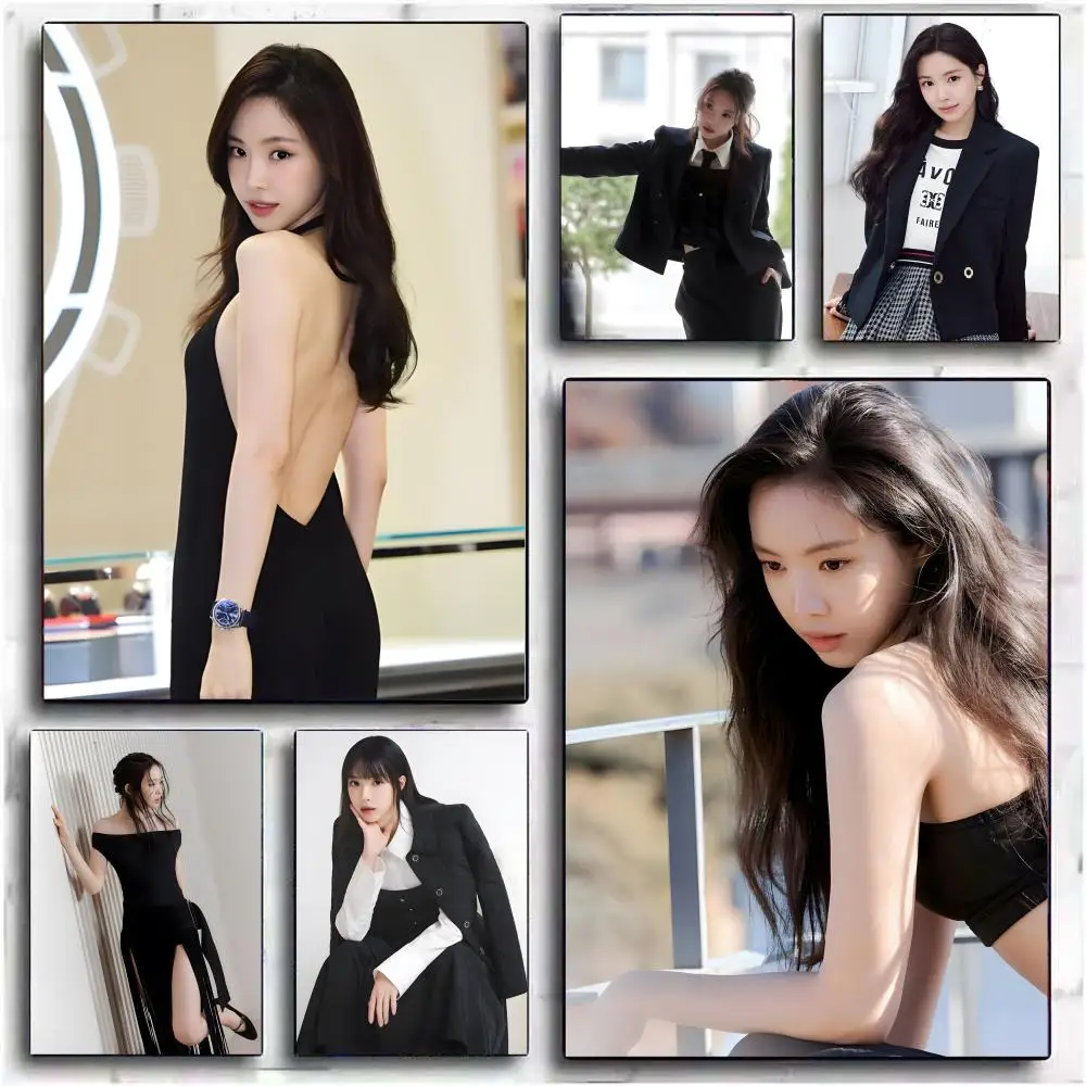 Женская звезда S-son N-naeun картина каллиграфия HD холст картина настенный художественный декор для дома, офиса, общежития, гостиной, спальни