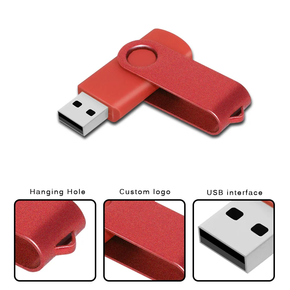 Фото Красочный металлический флэш-накопитель USB 128 ГБ 64 ГБ 32 ГБ высокоскоростной 16 ГБ 8 ГБ 4 ГБ флэш-накопитель USB-накопитель 128 МБ PenDrive 2.0 №5