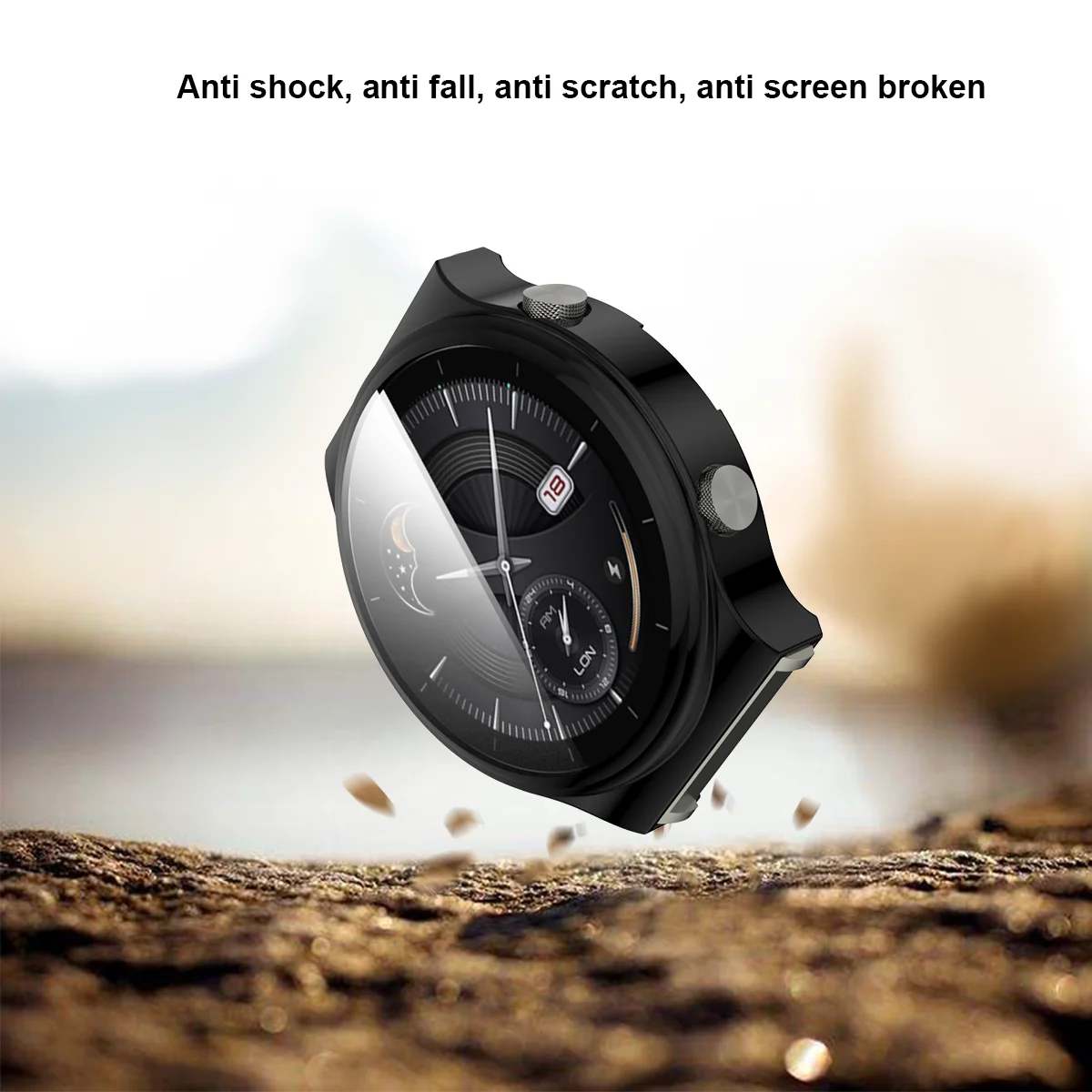 Фото Чехол для часов Huawei Watch GT2 pro, защитный мягкий и гибкий чехол из ТПУ с защитой экрана №4