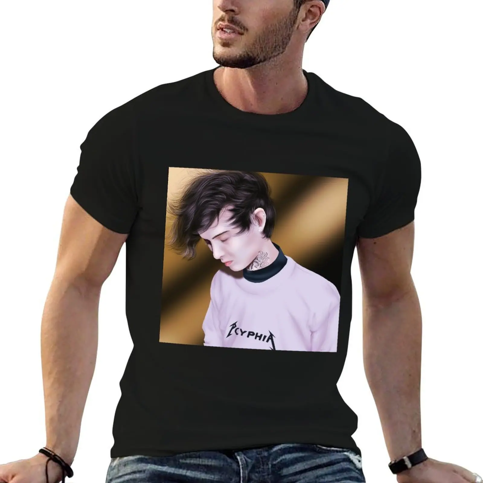 Футболка Polyphia Tim Henson, мужские футболки с рисунком, мужская футболка