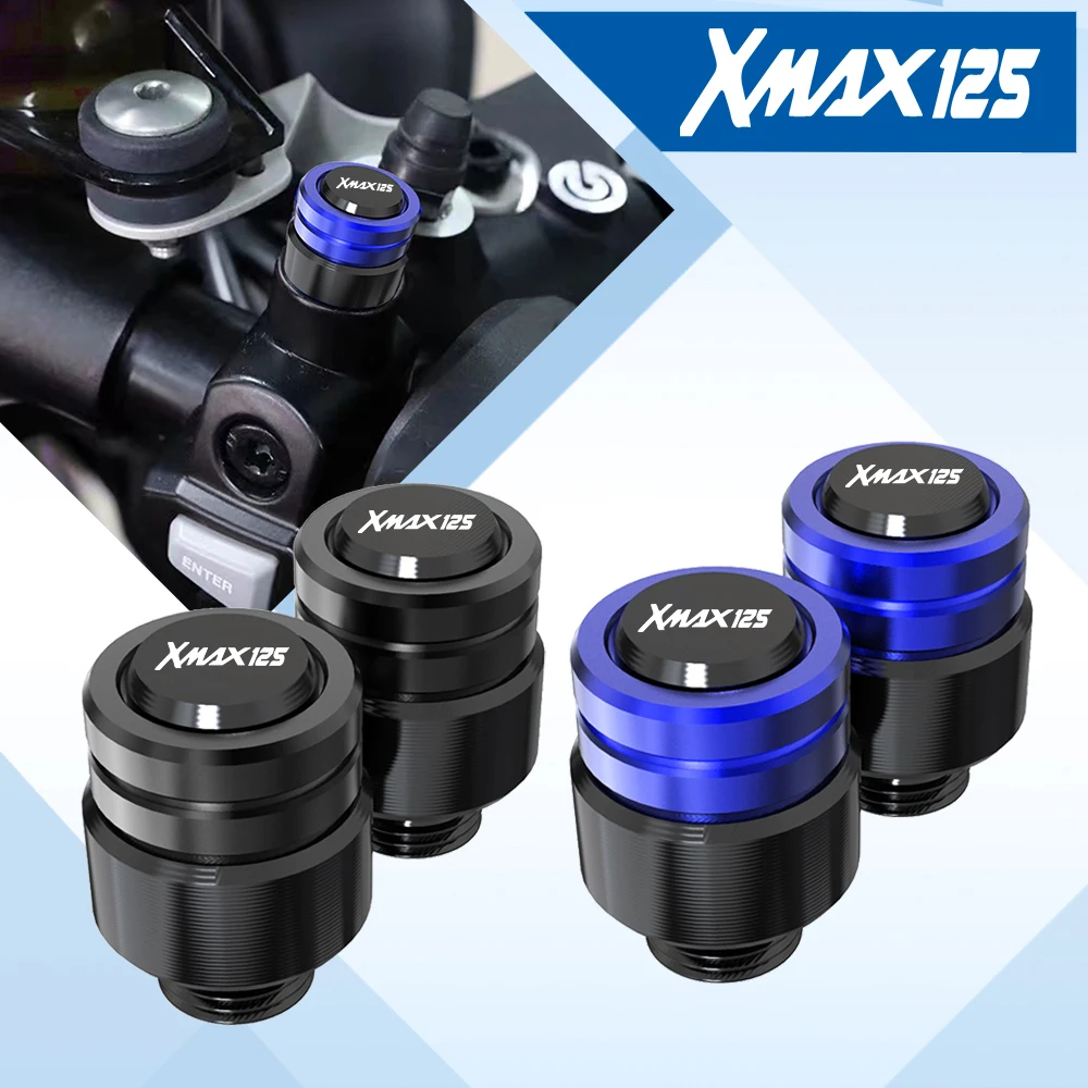 Для YAMAHA XMAX125 X-MAX125 XMAX 125 2006-2021 2022 2023 2024 крышки штоков клапанов мотоциклов, винт для зеркала заднего вида
