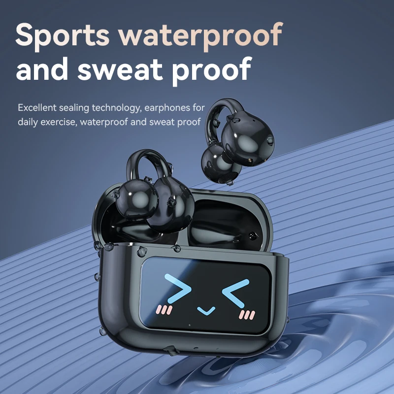 Фото M100 Bluetooth V5.4 AI-переводчик, наушники с микрофоном, 144 языки, AI-переводчик, наушники OWS с шумоподавлением, беспроводная спортивная головка №4