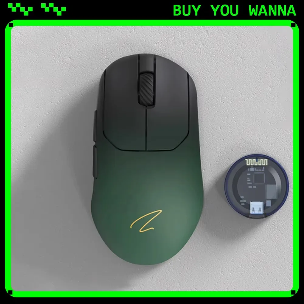 Фото Беспроводная мышь Zaopin ZPW MAX 8K Paw3395/Paw3950 Nordic 52840, трехрежимная игровая мышь, легкая, на заказ, 12 шт., аксессуары для геймеров №2