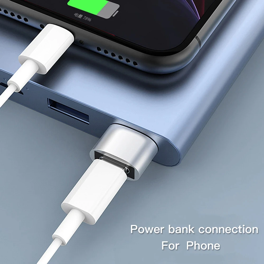 Фото Адаптер USB-Type C OTG USBA USB-C «папа» на Micro USB Type-c «мама» Конвертер для Macbook Samsung S20 USBC OTG Разъем для ноутбука №5
