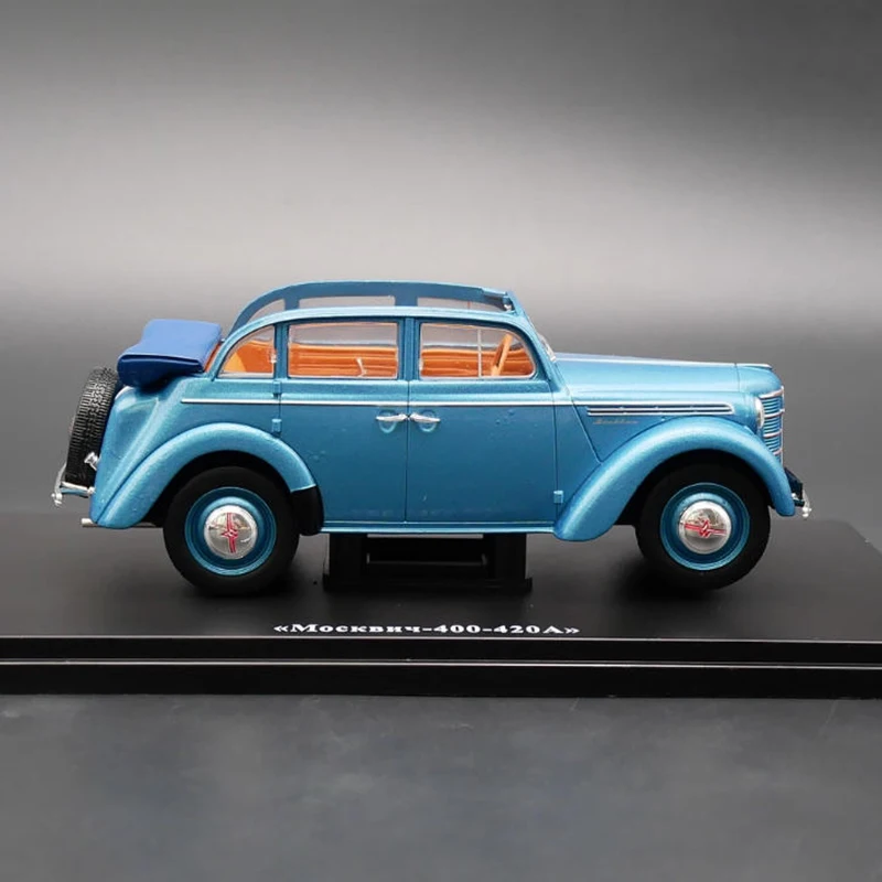 Фото Ixo 1:24 Moskvich 400-420A имитация сплава модель автомобиля статическая коллекция украшенные праздничные подарки игрушки №5