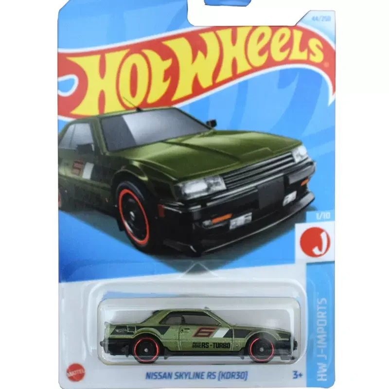 Лидер продаж, оригинальный автомобиль 1/64, зеленый Nissan Skyline RS (KDR30) Hw J-export, модели игрушек для мальчиков, Литые металлические автомобили, подарок NO.44 Играйте в транспортные средства и модели