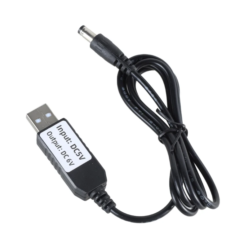 USB-кабель питания USB от 5 В до 6 В постоянного тока, 5,5x2,1 мм, шнур для игрушек, дверных звонков, газового счетчика, с мм