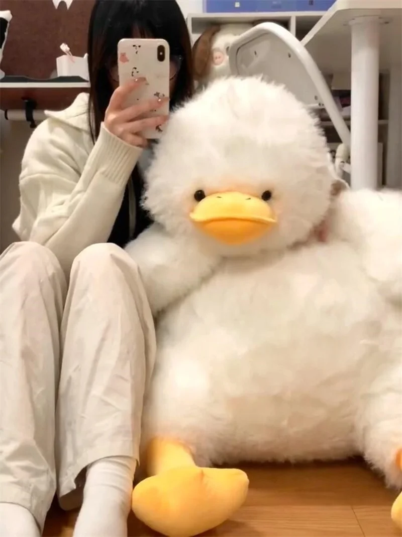Dwen Dwen Duck Плюшевая игрушка Cute Fury Супермягкая кукла Кукла Pp Хлопок Студенческая подушка для сна Тканевая кукла Подарок по индивидуальному заказу