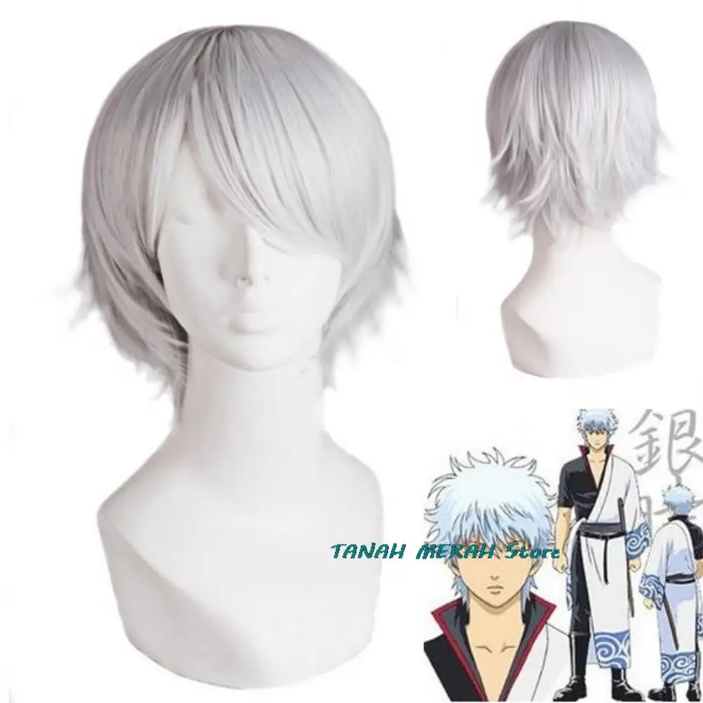 Аниме Gekijouban Gintama Shin'yaku Benizakura костюм Саката гинтоки костюм парик самурайский Униформа мужской костюм на Хэллоуин (art.: 3920c67221bc1) - 3920c67221bc1