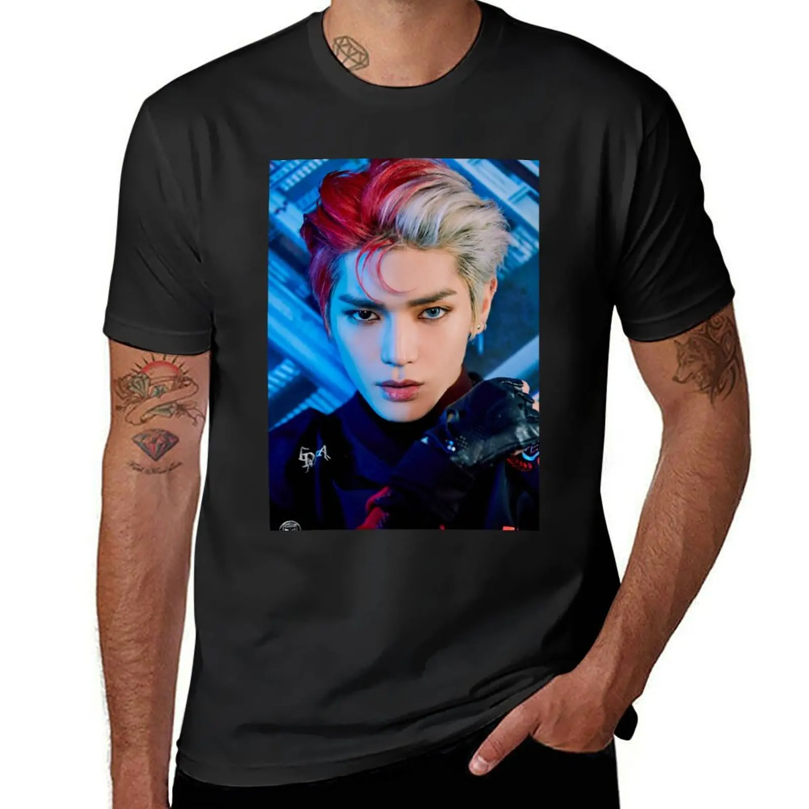 SUPERM SUPER ONE 100 TAEYONG, быстросохнущая Футболка с принтом животных для мальчиков, облегающие футболки для мужчин