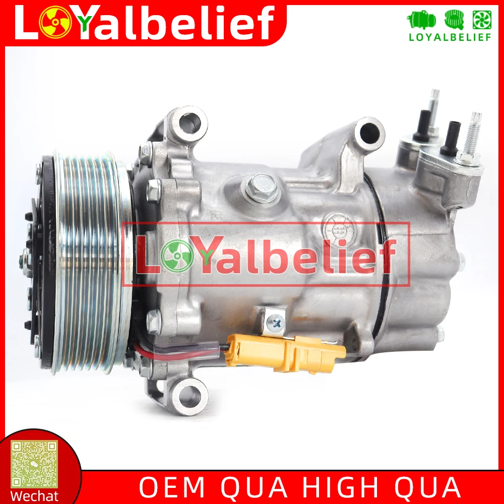 Компрессор переменного тока и сцепление для Citroen Berlingo C2 C3 Peugeot 206 307 9655191680 9684480480 9800822280 215310145 5215310145