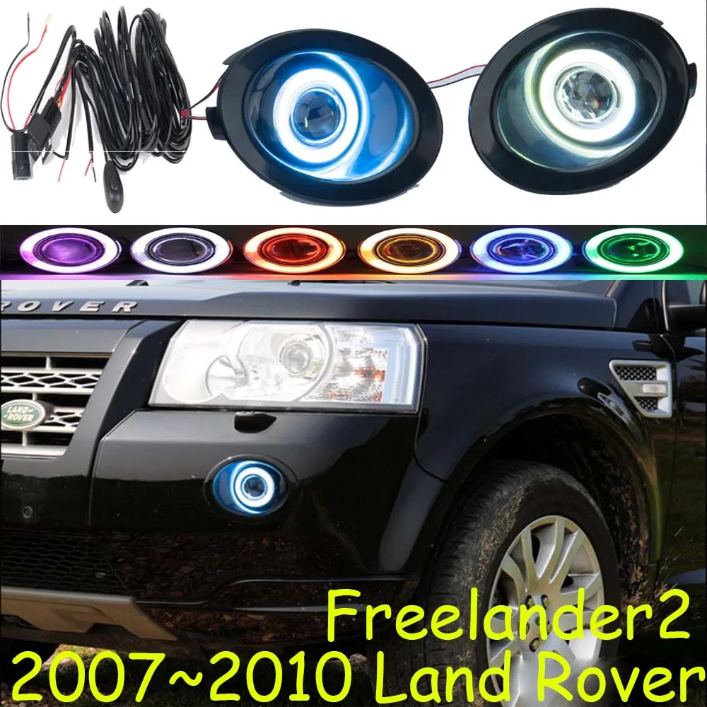 2007 ~ 2010 лет автомобильный бампер фара для Freelander 2 противотуманная линза проектора автомобильные аксессуары CCFL Freelander2 фара