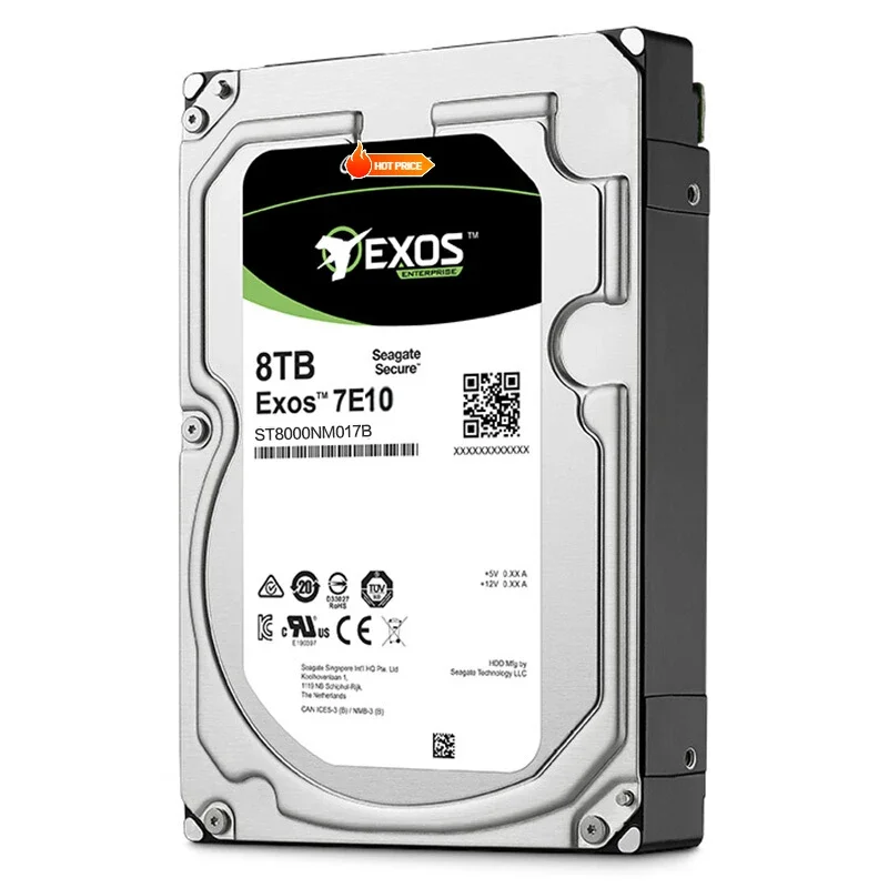 Фото Новинка для Sea-gate 8T ST8000NM017B NAS IRONWOLF 8 ТБ корпоративный жесткий диск SATA 7,2 K 256M 3,5 ST8000NM017B Бесплатная доставка №2