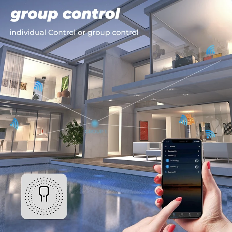 Фото Беспроводной смарт-переключатель с поддержкой Wi-Fi и Bluetooth №3