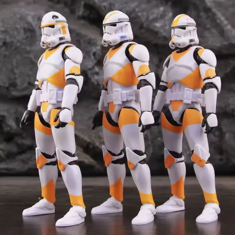 Фото New Hot Body - Star Wars 212th Phase 2 Ii Trooper P2 Waxer Boil 6 дюймов Фигурка Игрушки Кукла Модель Батальон Клон Игрушки №4