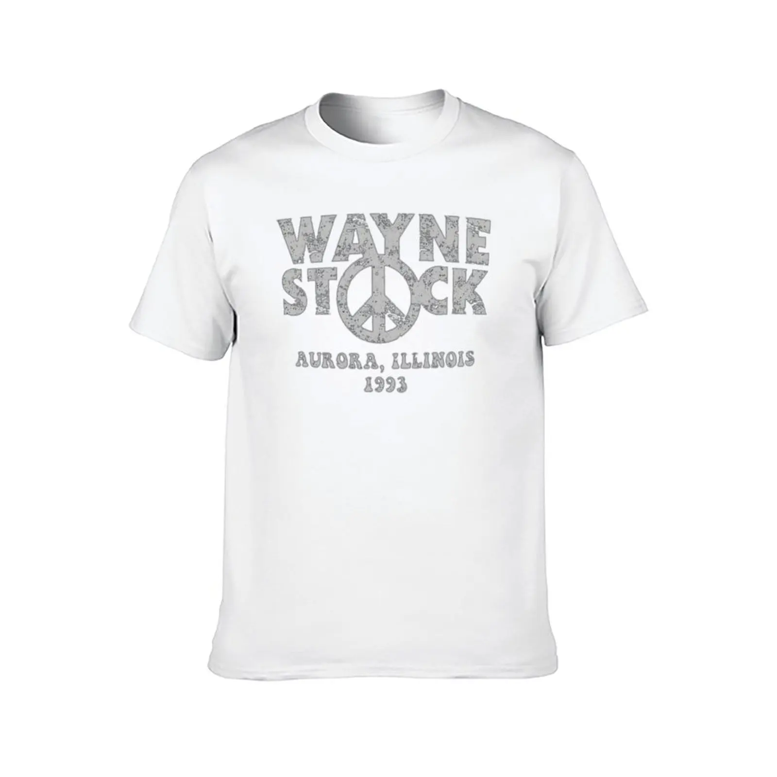 Фото Футболка Waynestock Festival 1993, хлопковые футболки с аниме для мужчин, футболка №2