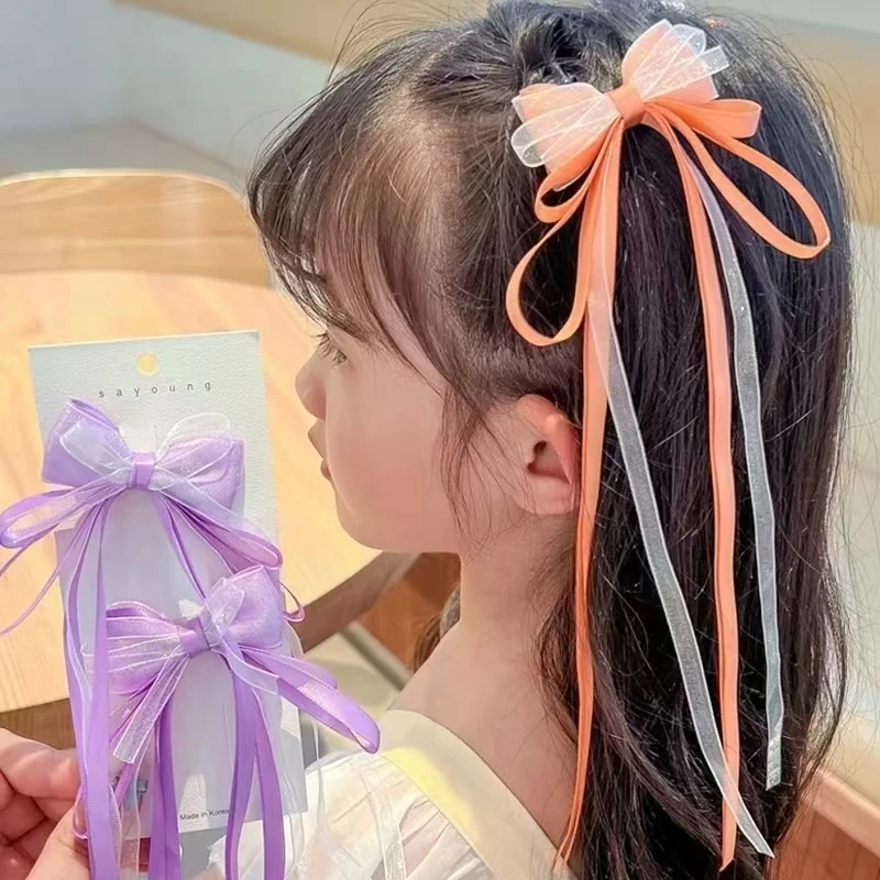 Фото Horquillas con lazo para mujer y niña, аксессуары для el cabello, pinzas trenzadas, estilo chino, 2-детали №4