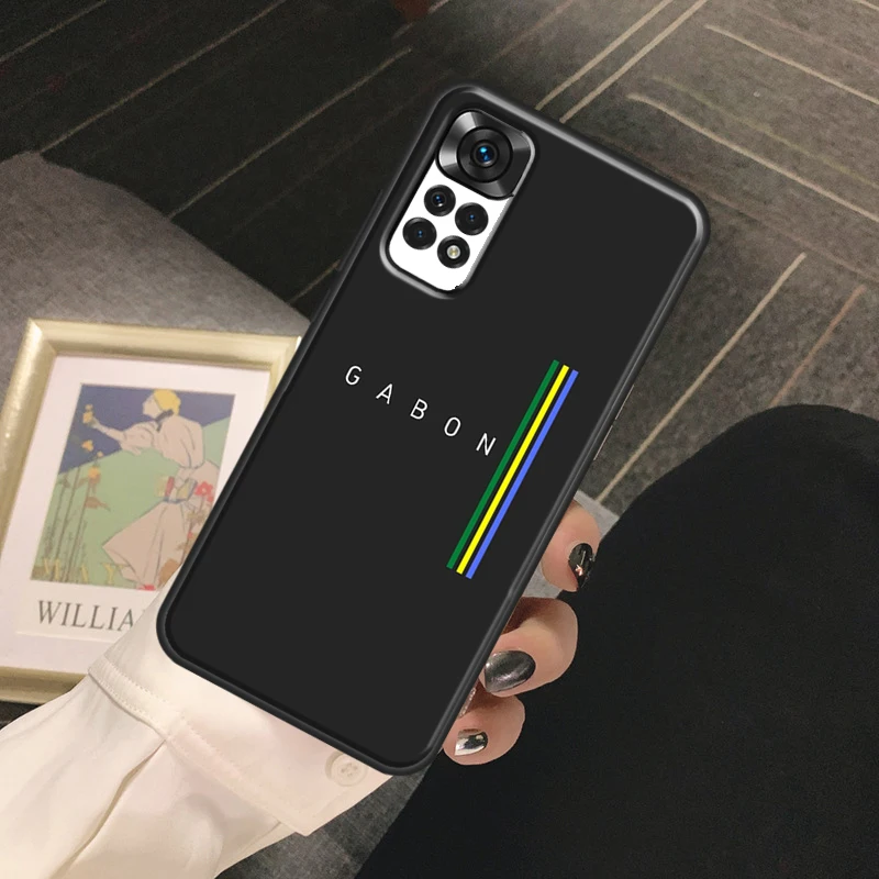 Чехол с флагом Габона для Xiaomi Redmi Note 14 9 10 11 12 13 Pro 9S 10S 11S 12S Redmi 13C 10C 12C 14C (art.: 3920ccfb6bd25) - 3920ccfb6bd25
