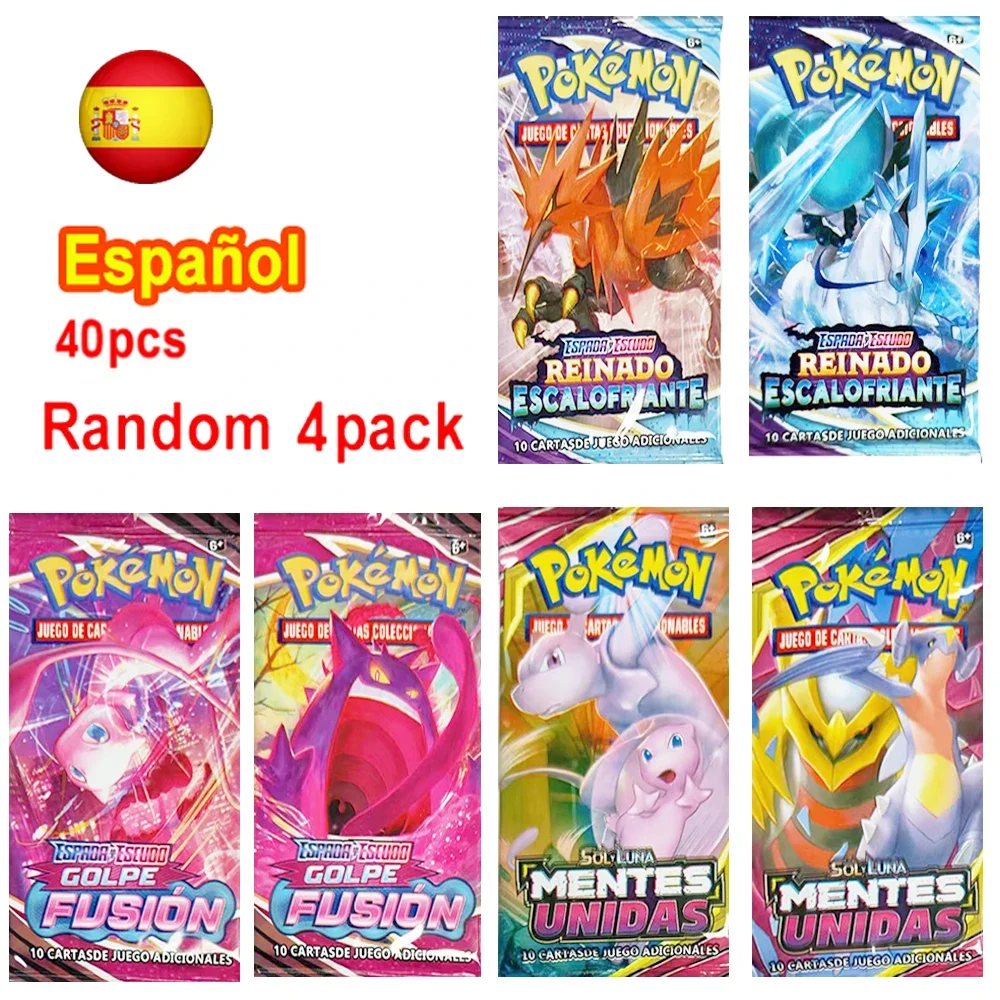 Карты Pokemon Scarlet фиолетовый Солнце Луна GX Vmax EX Английский Французский Испанский Блестящий боевой коллекционный карточный усилитель подарочный пакет