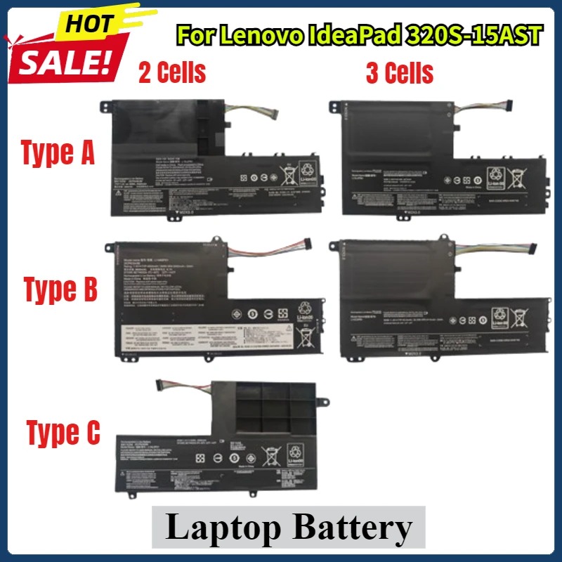 L15C3PB1 L15L3PB0 Аккумулятор для Lenovo IdeaPad 320S-15AST 15IKB 15ISK 330S-14AST 14IKB 15ARR FLEX 4 1480 520-14I L15M3PB0 L15L3PB1