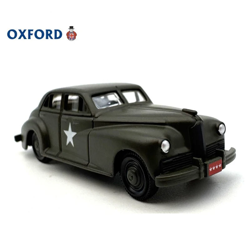 OXFORD 1:87 Packard Автомобиль для персонала армии США, легкосплавный автомобиль, литье под давлением и игрушечный транспорт, модель автомобиля, миниатюрная масштабная модель автомобиля для детей