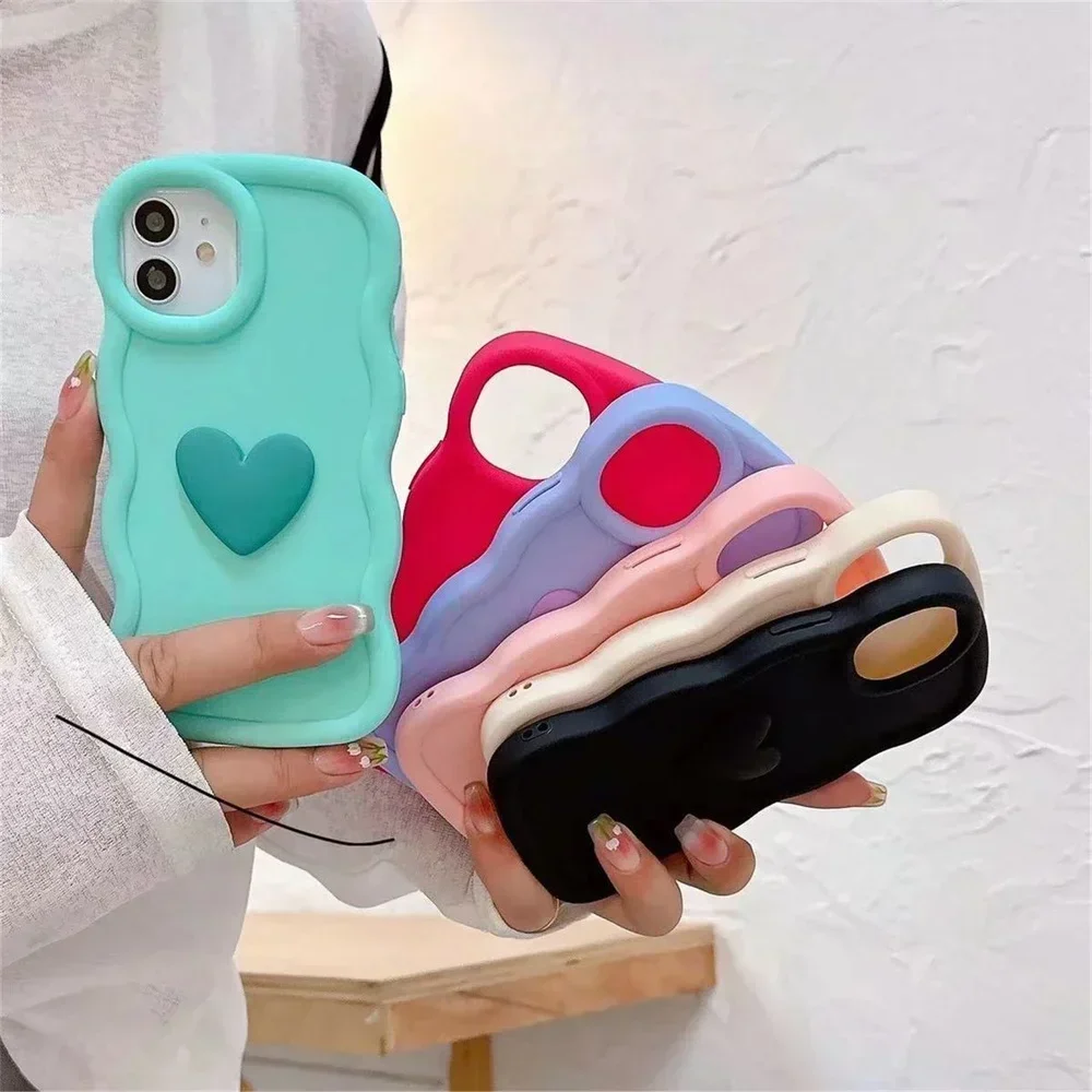 Фото Чехол FLYKYLIN 3D Love для iPhone 16, 15, 14, 13, 12, 11 Pro Max XR X XS XSMax 7, 8, 6, 6 6s Plus, мягкая силиконовая задняя крышка №3