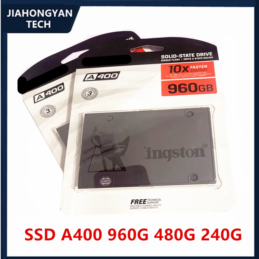 Оригинальный твердотельный жесткий диск для Kingston A400 960G 480G 240G 120G SATA для ноутбука, настольного компьютера SSD
