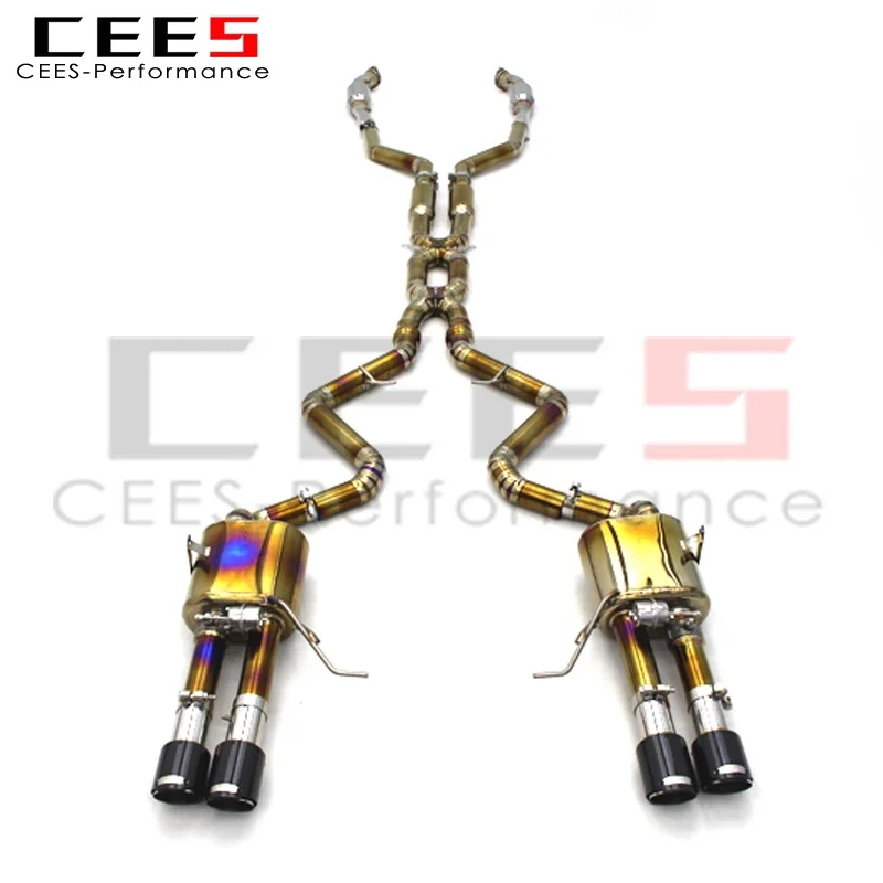 CEES Performance Титановый valvetronic для BMW M3 E90/E92/E93 4.0L 2008-2013 с катализатором Downpipe Catback Выхлопные системы
