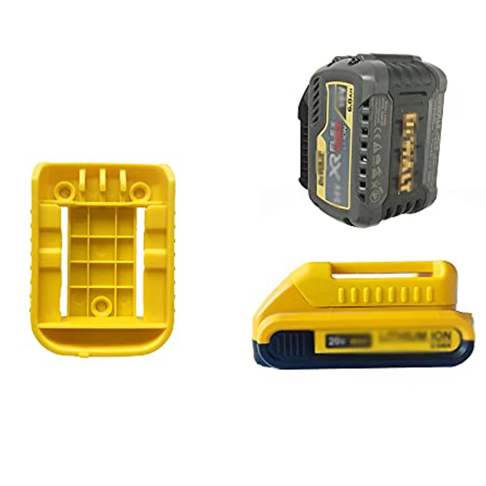 Держатели аккумуляторов для Dewalt 20 В, док-станция, подходящая для 20 В 60 В для EX DCB200 DCB201 с комплектом винтов, пластиковый монтажный кронштейн