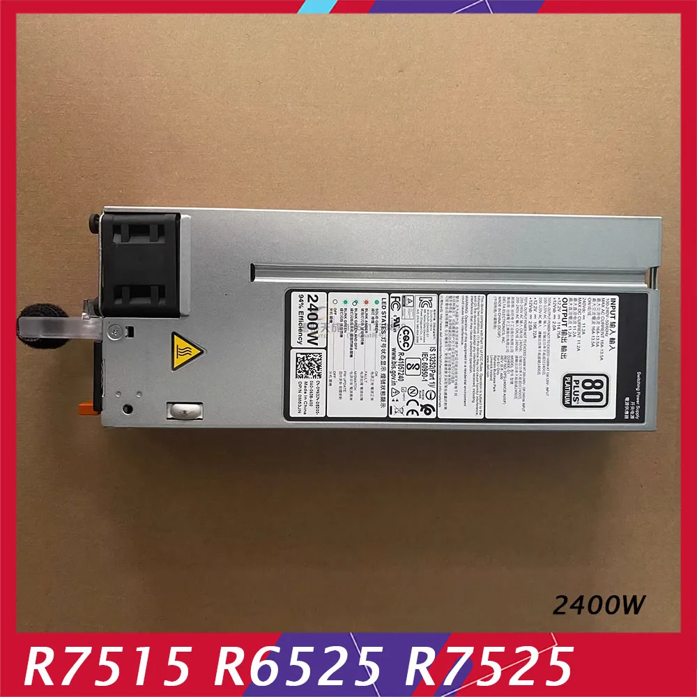 Импульсный источник питания для Dell R6515/R7515/R6525/R7525 2400 Вт для M63JN 0M63JN A2400E-S1 7GN3C