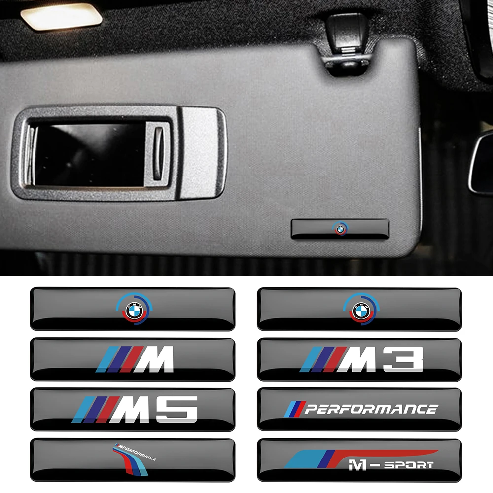 10 шт. 3D эпоксидный значок для BMW Motorsport M Performance M3 M5 Power Alpina эмблема значок для украшения интерьера автомобиля внешнего вида наклейки