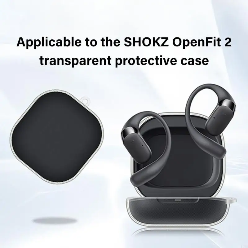 Защитный корпус для наушников для Shokz OpenFit 2 T920 Шокопомочительный корпус для вымываемого корпуса Antidust Ske Skin 45BD