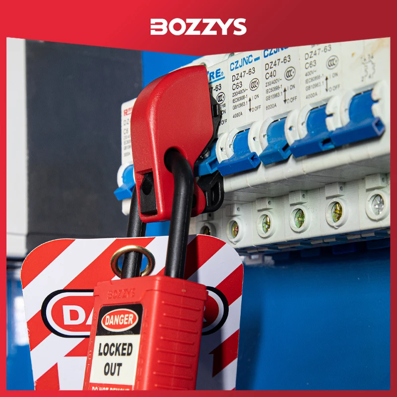 Фото BOZZYS миниатюрный воздушный переключатель, замок автоматического выключателя, регулируемый электрический переключатель, замок для обслуживания выключения BD-D200 №3