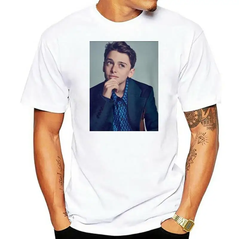 Новая мужская футболка Noah Schnapp Limited Edition, черная, размер S - 2XL